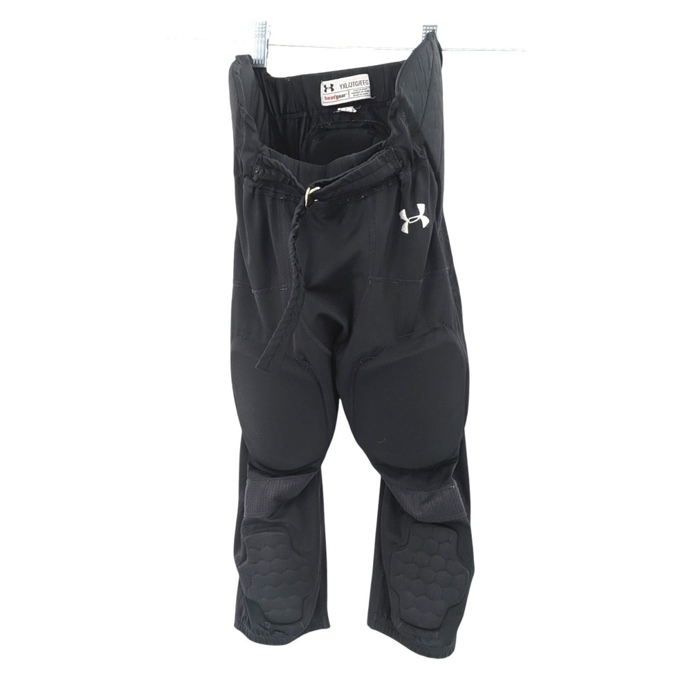 Under Armour Heat Gear Youth‎ Padded Football Pants Black YXL Boys